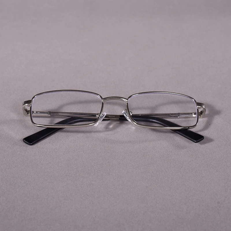 Hohe Qualität Edelstahl Lesebrille Männer Mode Presbyopie Brillen Business Hyperopie Anti Blaues Licht Brillen + 125 + 2 – Detail 3