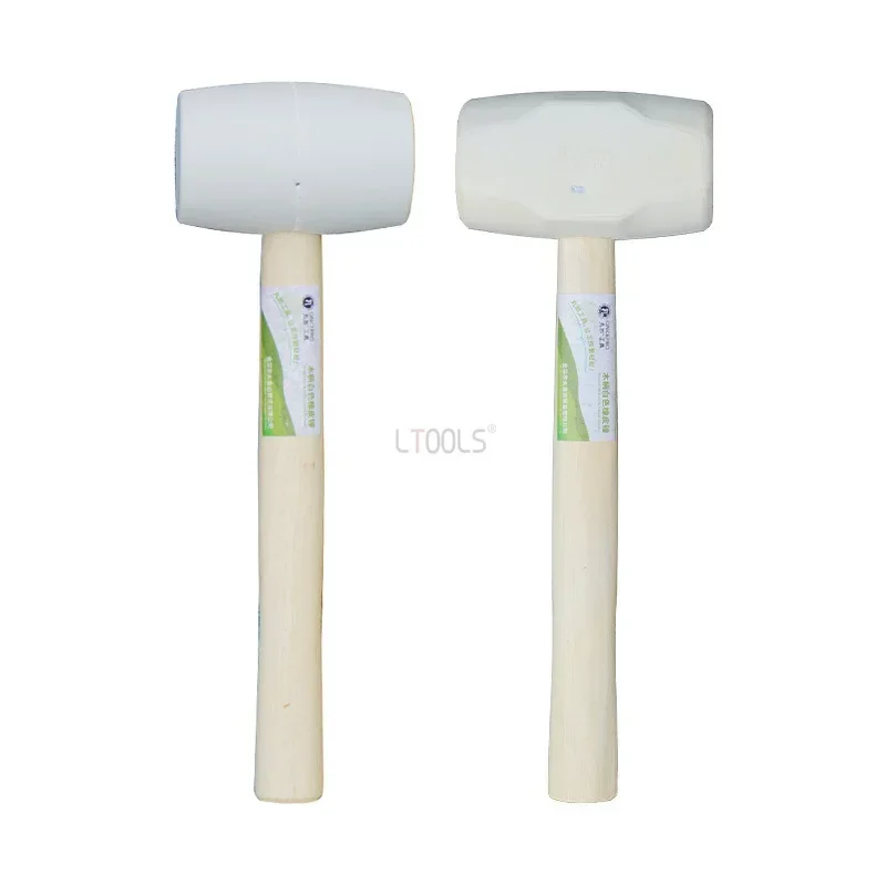 Imagem -05 - Martelo de Borracha Americano para Decoração Aplicação de Telhas Batendo o Chão Grande e Médio-pequeno Madeira Specail Tool