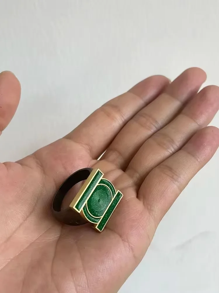 Hot Tv John Stewart Green Lantern Ring Superhero Cosplay Metal Ring For Women Men Metal Finger Jewelry Accessories Toy Gifts