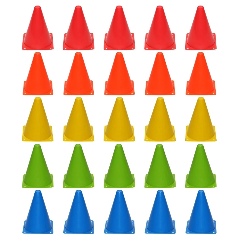 

5Pcs Soccer Training Cone Field Marker Holder Training Cones for Rollers Skating Dropship