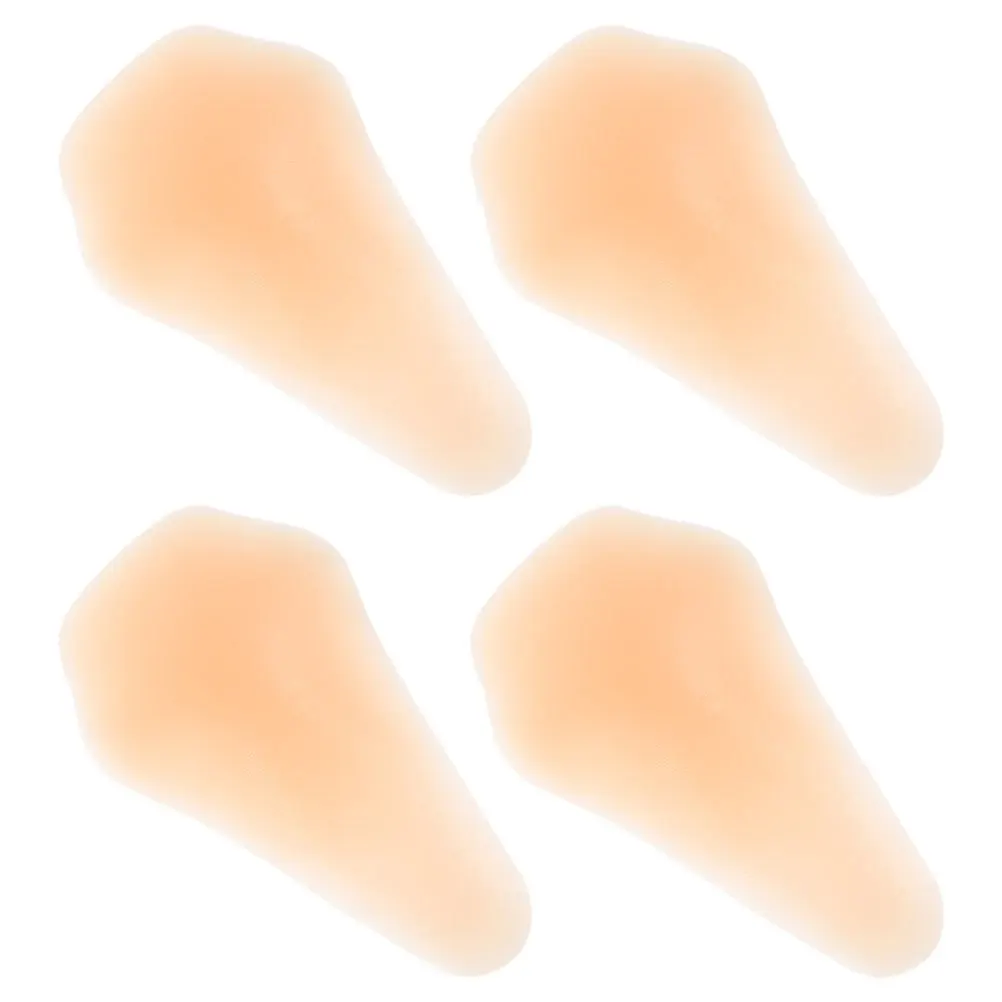 

4Pcs Silicone Knee Pads Ice Skating Adhesive Protection Pads Soft Knee Brace Skating Accessories for Pressure Relief and Injury