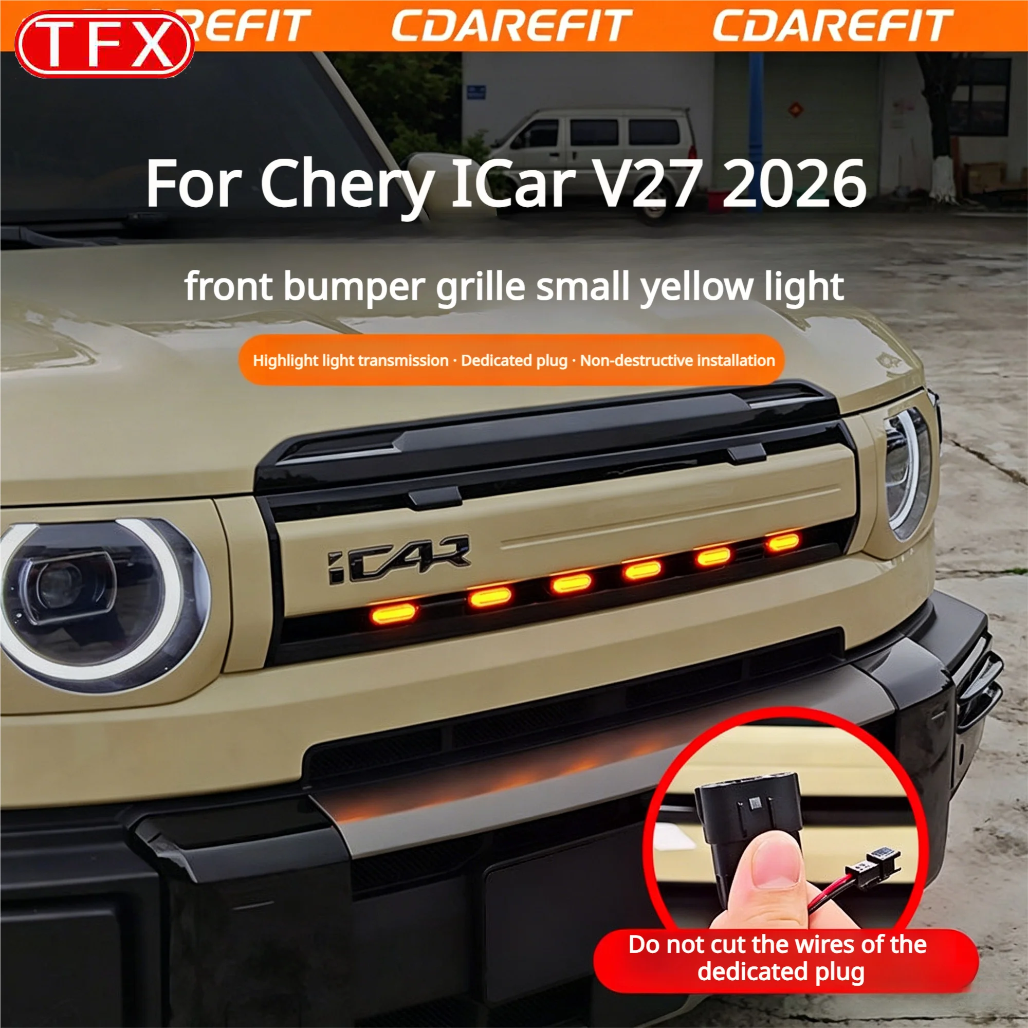 for-chery-icar-v27-2026-car-styling-grille-amber-led-light-off-road-plug-in-upgrade-durable-plus-waterproof-pro-cars-accessories