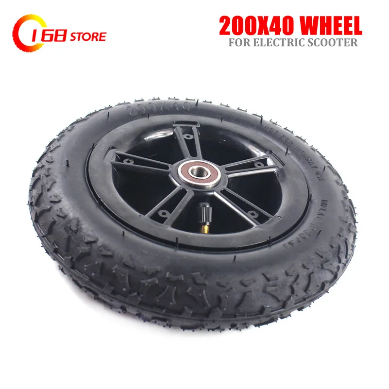 

200X40 8 inch WHEEL RIM WITH INNER TIRE folding bicycle tyre rubber scooter car motorcycle accessories baby's