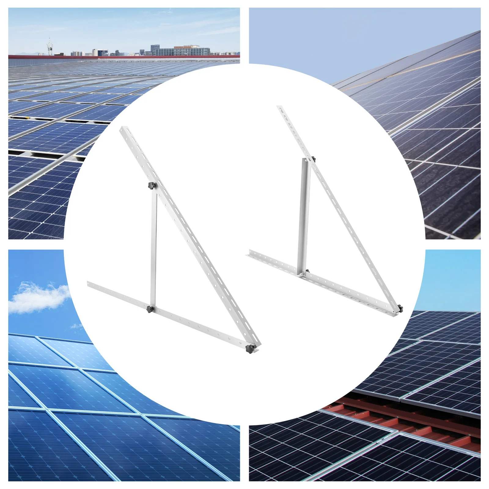 Aluminum Alloy Solar Panel Mount - Premium, Adjustable, Durable, and Easy to Install - Maximize Energy Efficiency and Longevity