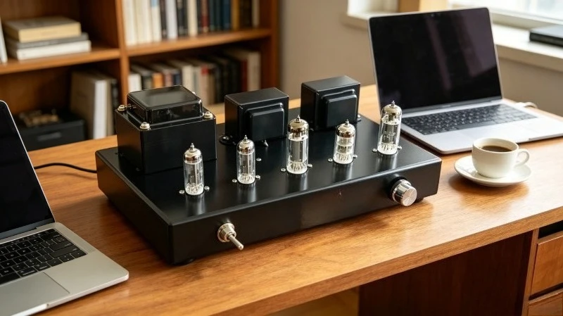 6N2 6P1 真空管アンプ DIY キット クラス A HiFi ステレオアンプ VU