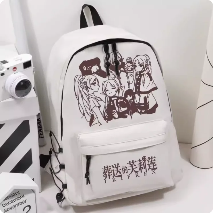 Anime Frieren at the Funeral Schoolbag Backpack High-capacity Computer Casual Shoulder Bag Student Messenger Bag 2162