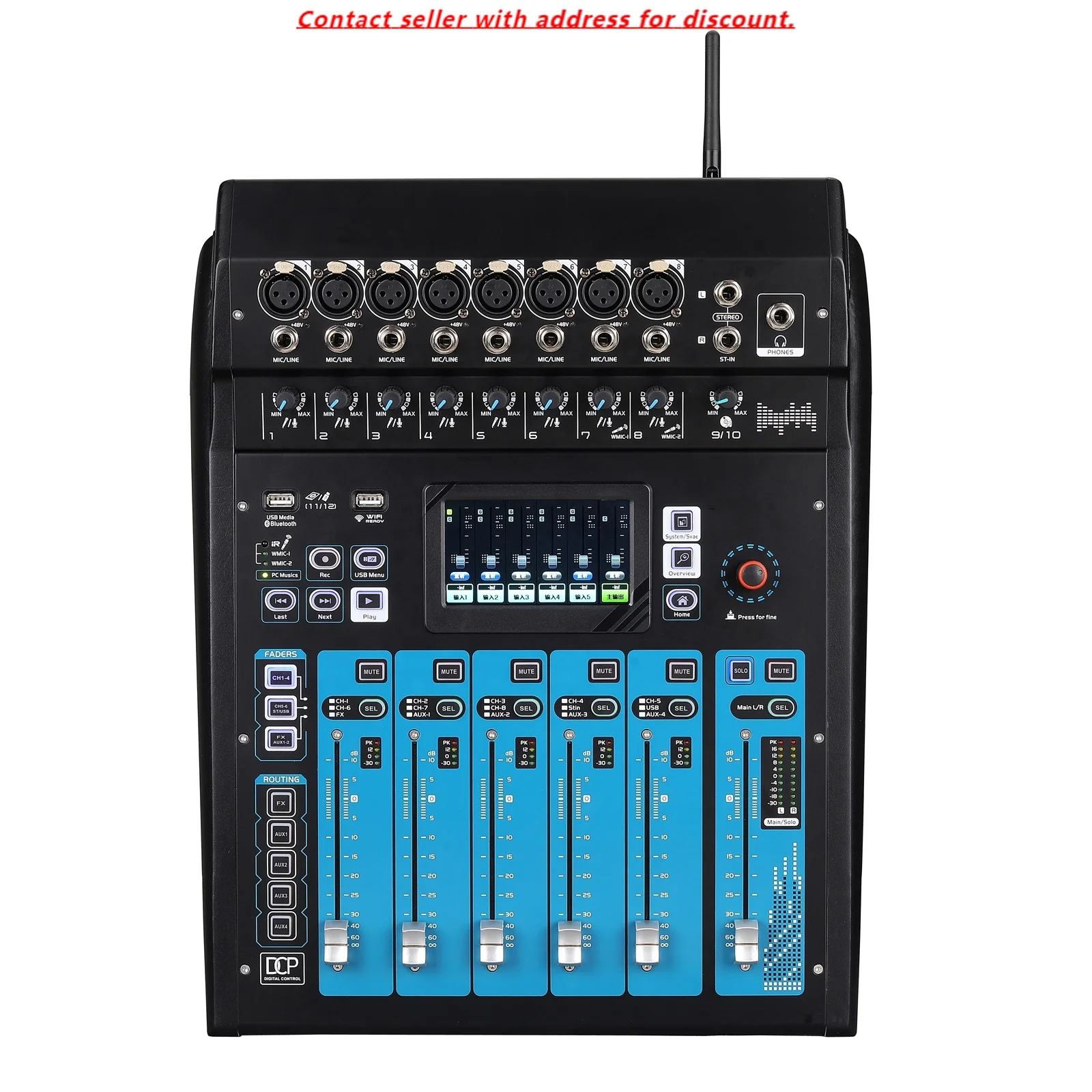 

M12 12 Channels Music Professional Digital Audio Mixer Suitable For Various Usage Occasions
