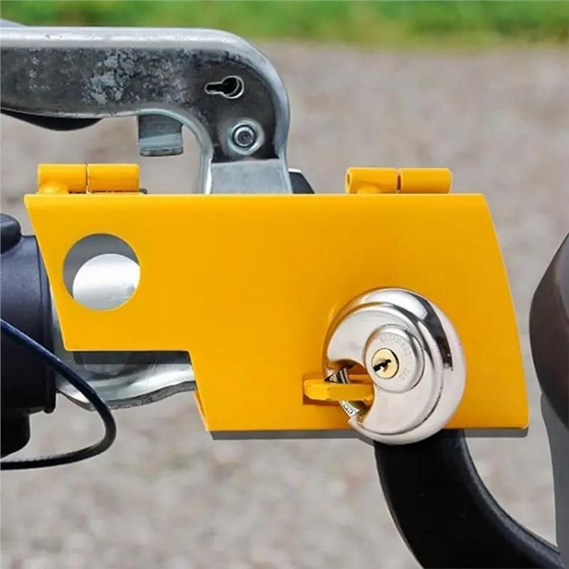 N26R-Secure Tongue Lock For Trailers Weatherproof Adjustable Trailer Hitch Lock