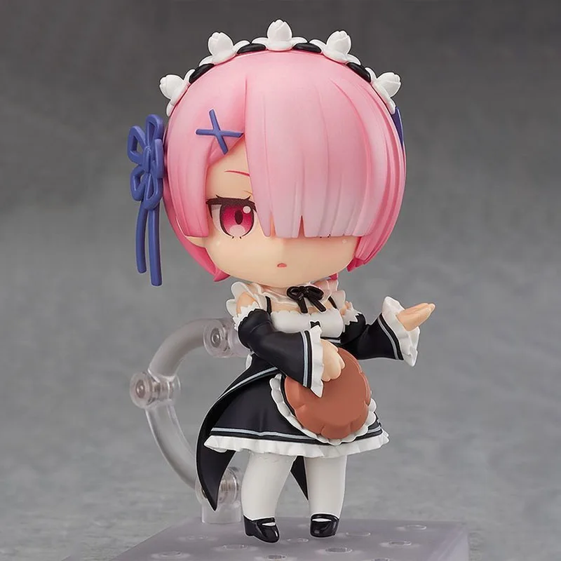 

В наличии GSC Original RE0 NENDOROID REM EMILIA Фигурка игрушки для мальчиков/девочек/детей/Рождественский подарок