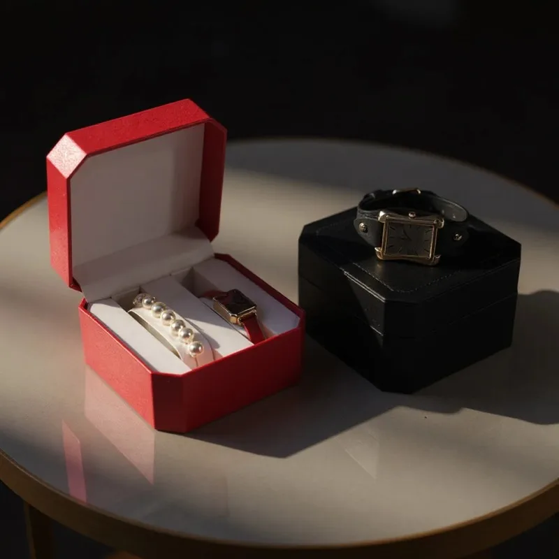 

Роскошная шкатулка для часов из искусственной кожи, подарочная упаковка для мужчин и женщин, подставка для часов, органайзер для часов, футляр для хранения ювелирных изделий
