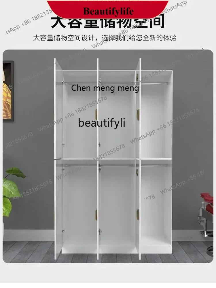 

D178 Y Wooden Wardrobe Bathroom Gym Hairdressing Barber Shop Store Cabinet Yoga Locker with Lock