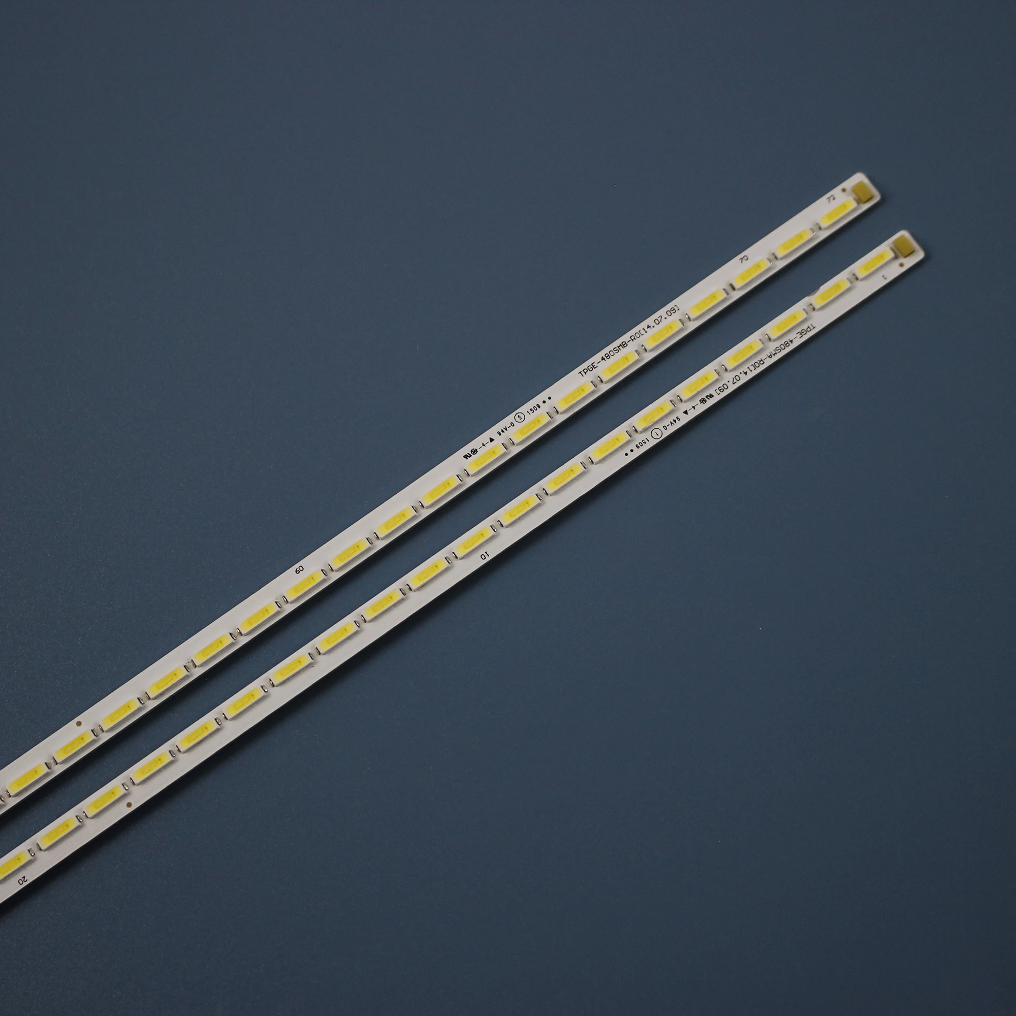 New 2pcs/set LED Backlight Strip 72 lamp For Philips 48PUS7600/60 TPGE-480SMA-R0 TPGE-480SMB-R0