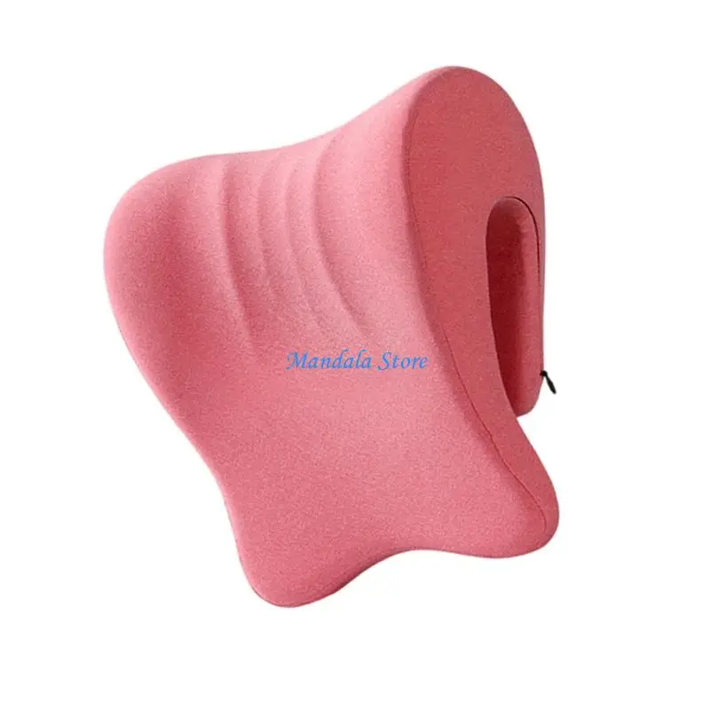 U2JC Memory Foam Neck Support Headrest Attachment For Office Desk Chair Breathable Ergonomic Desk Napping Pillow with Cover