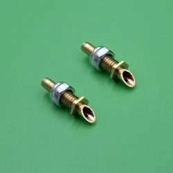 2PCS M5 Copper Water Cooling Nozzle Brass Stern Joint Inlet Nipple Faucet for RC Boats Motor ESC Cooling System