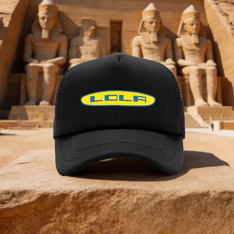Unisex Lola Print Mesh Baseball Cap Visor Running Walking Camping Hat - Multiple Colors Available - Ideal Gift for Parents, Frie