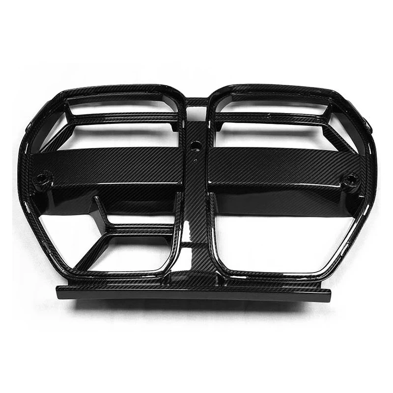 High Quality CSL V Version Dry Carbon Fiber Front Bumper Intake Grille Ghost Mask Fit G8X M3 M4 Modification Parts