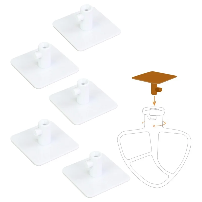 Promotion!Stand Mixer Attachment Holder, Store Stand Mixer Accessories/Part Organizer For Mixer White Kitchenware