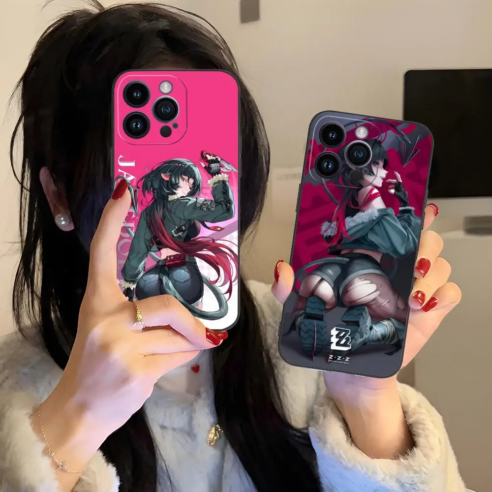 

Zenless Zone Zero Jane Doe Phone Case for iPhone 17 16 15 14 13 12 11 X XR XS 8 7 Pro Max Plus Mini Colour Protective Luxury