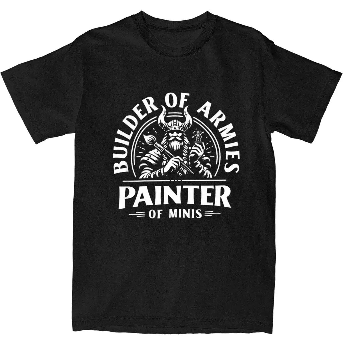 Warhammer 40k Man T-Shirt Painting Miniatures Role Playing Game Fantasy T Shirts Hipster Beach Tee Shirt Cotton Tops Gift