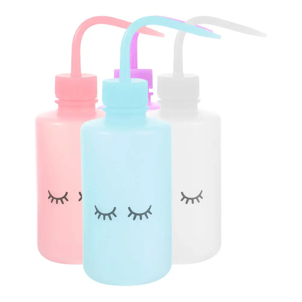 

4pcs 250Ml Narrow Spout Squeeze Wash Bottle Leakproof Lightweight Eyelash Water Bottle For Tattoo Rinse Plant Watering Lab