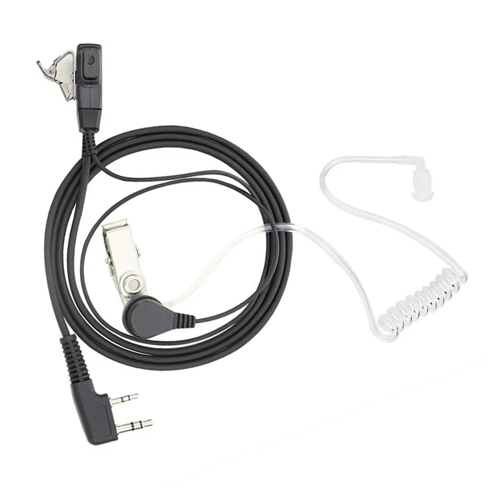 1pcs 2 Pin For Walkie Talkie Headset Earphone with Soft Ear Tips and PTT Button for BAOFENG Radio and Similar For Walkie Talkies view 6
