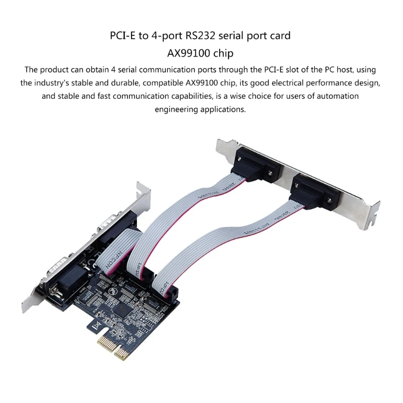 PCIE - 2개의 직렬 포트 RS232 COM 포트 DB25 프린터 병렬 포트 LPTto PCIE