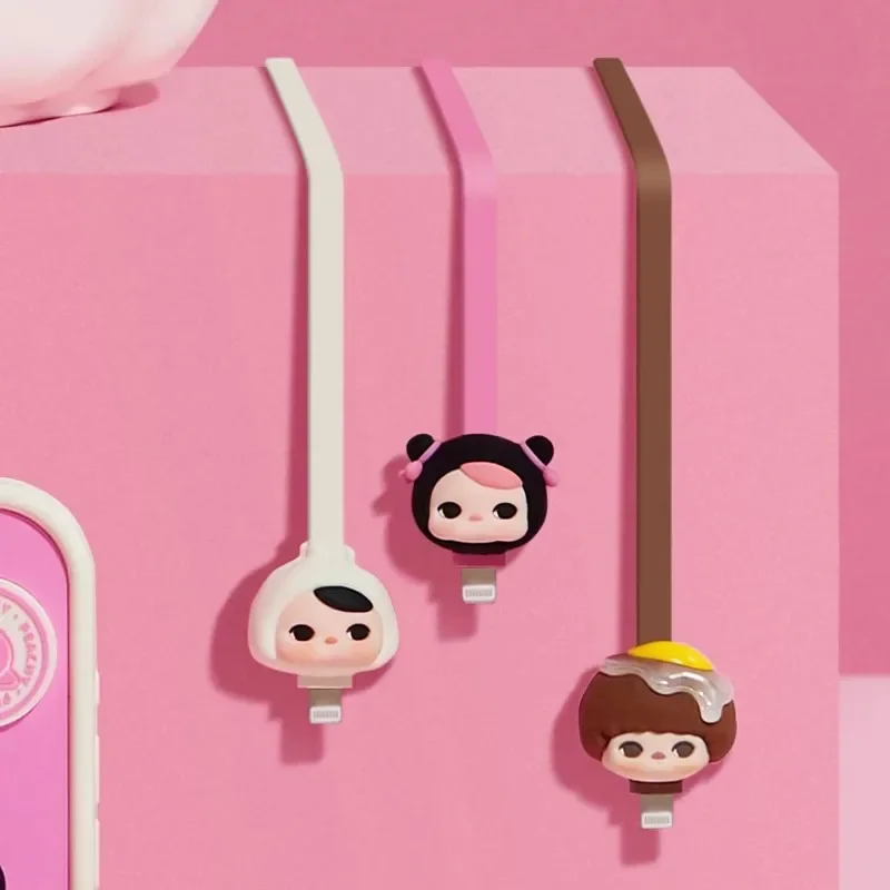 Pop Mart Pucky The Feast Series - Cable Blind Box voor iPhone en Type-C Mystery Box Leuke Anime Figuur Ornamenten Cadeau
