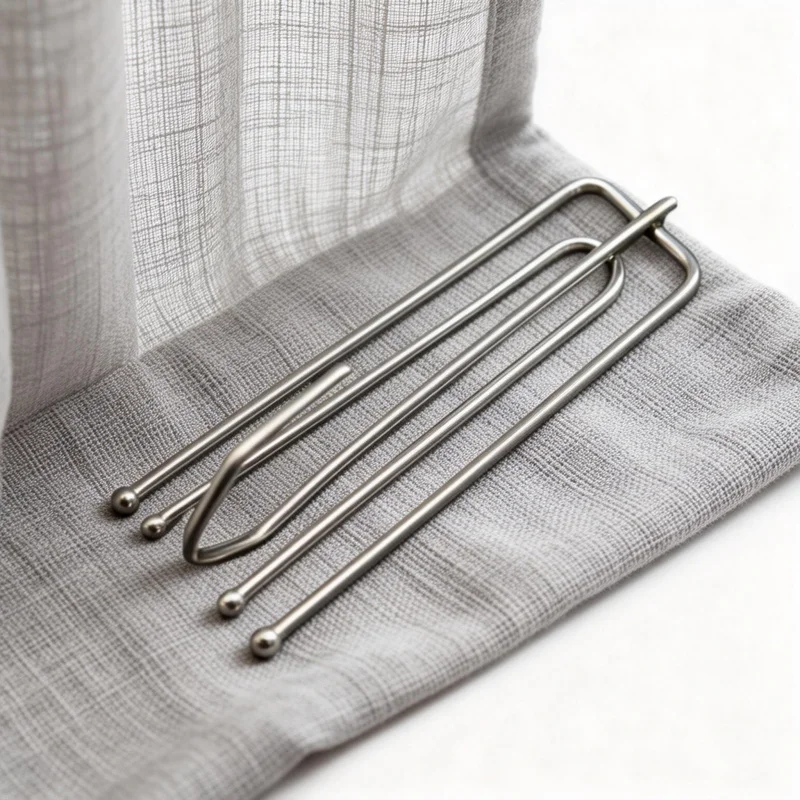 30Pcs Premium Steel Curtain Hooks White Window Rings Durable Home Decor Accessories for Rods