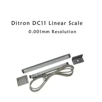 1um Ditron DC11-450 500 550 600 650 700 750 800 850 900 950 1000mmTravel Linear Scale Optical Encoder 0.001mm Glass Encoder