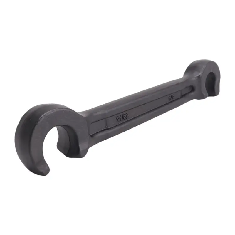 4X Double Ended Valve Wheel Wrench Cast Steel Hand Valve Wheels Wrench 8In Valve Opening Closing Tool(1/2In And 21/32In)