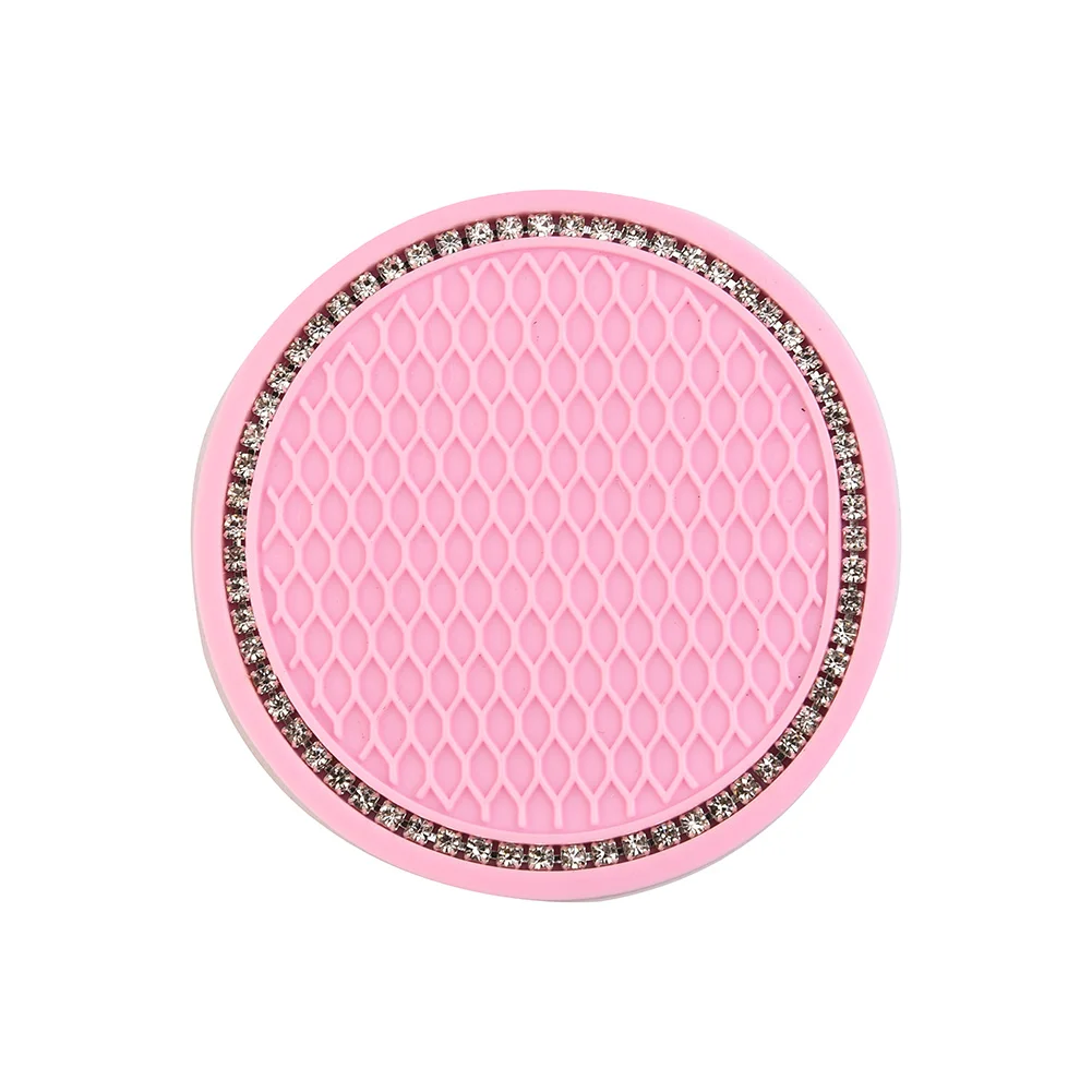 

High Quality New Quality Useful Vehicle Cup Holder Mat Car Part Wear-resistance 2pcs Set Accessories Anti-slip Car