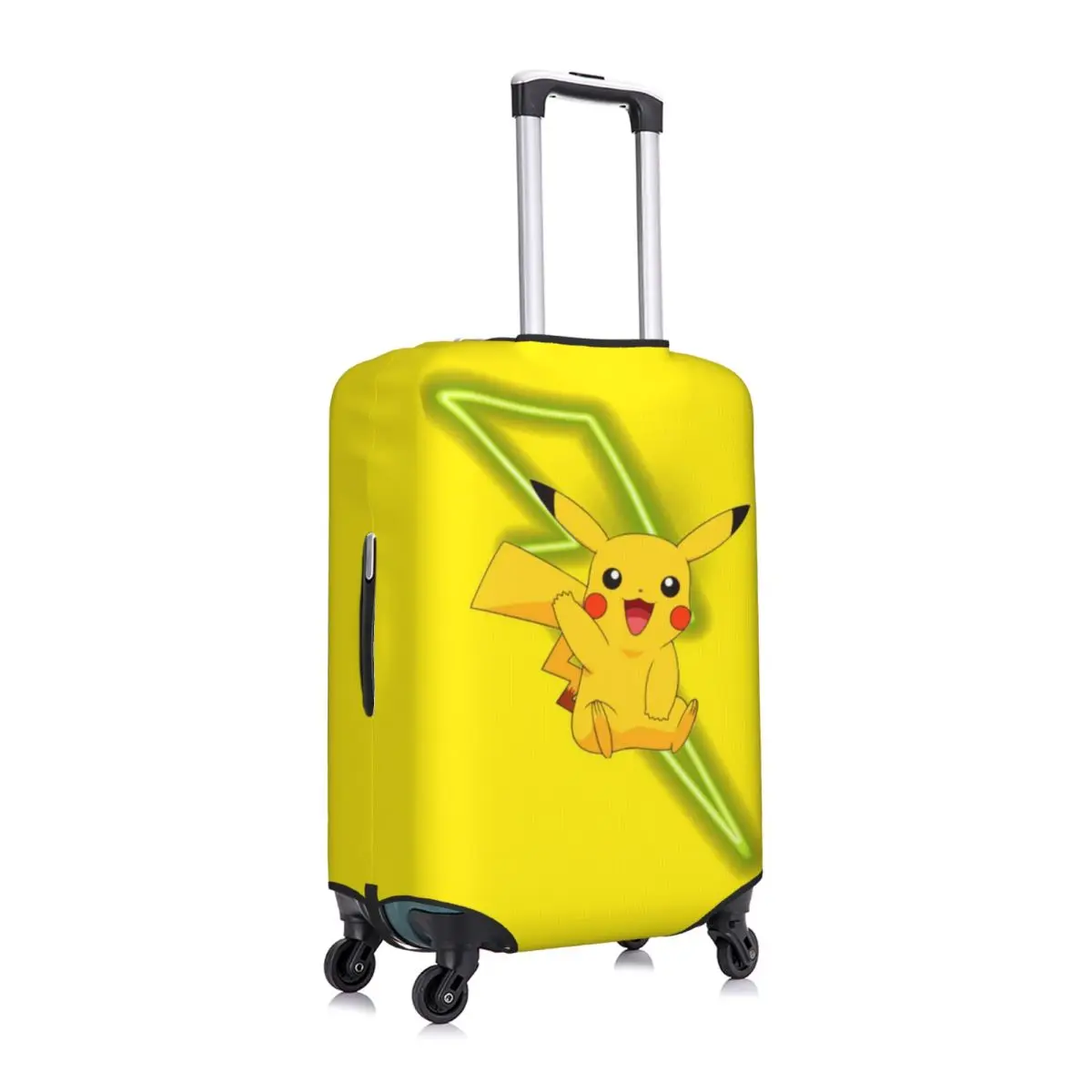 Capa de mala de desenho animado Bikachus personalizada capas protetoras de bagagem elásticas para 18-32 polegadas