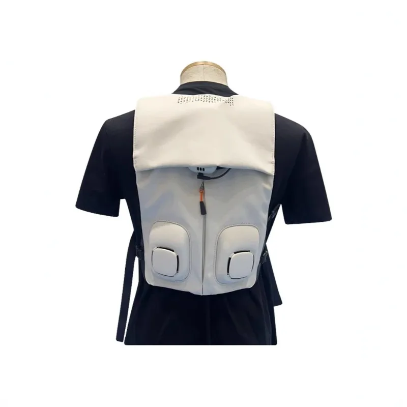 Wear air conditioning, refrigeration clothes, ice cooling vest, outdoor fishing gel, fashion backpack