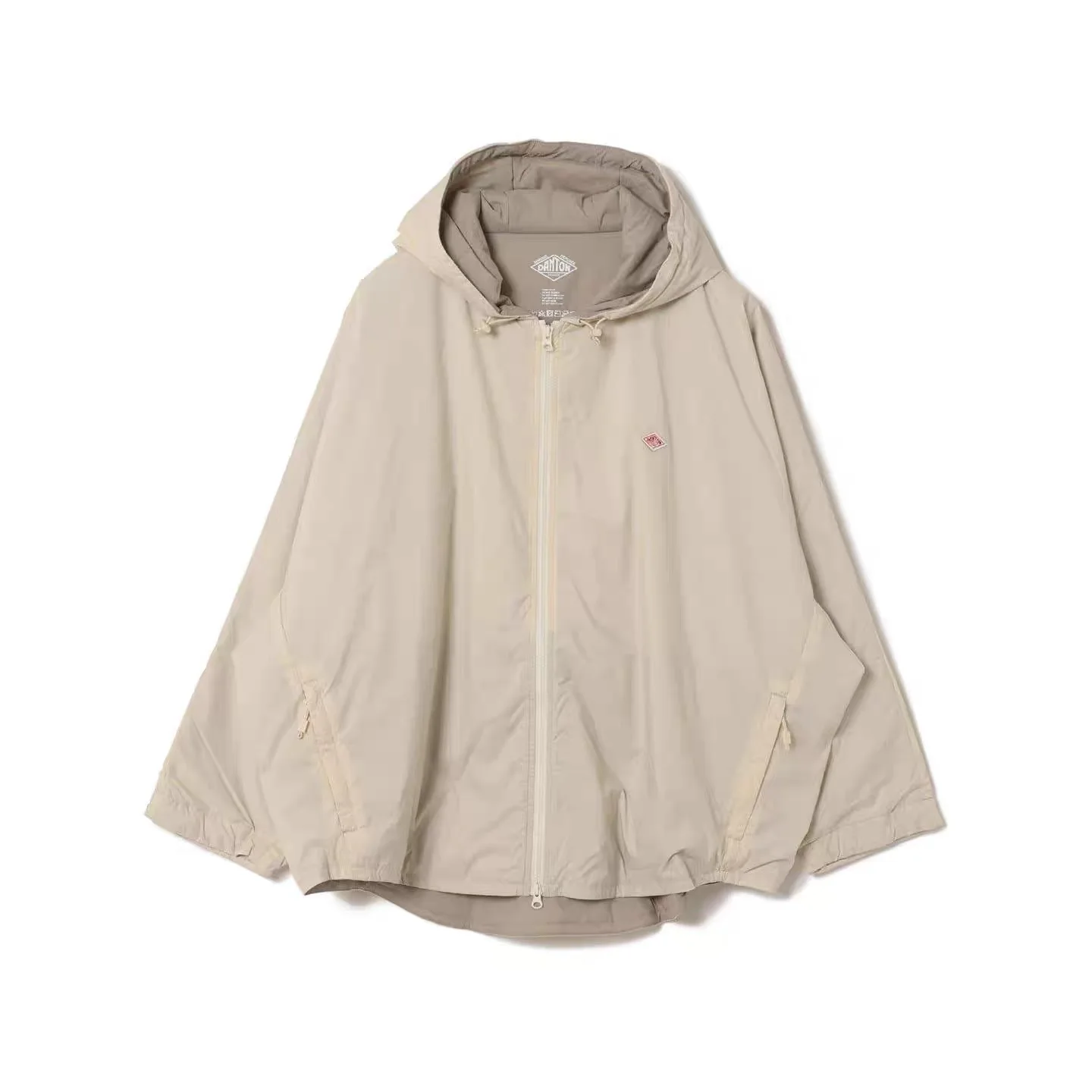 

Casual Lightweight Cotton Jacket Collaborative Leisure Ray Bms Hooded Zipper Closure Long Sleeve Regular Fit Color