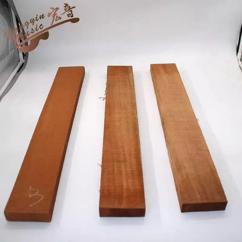 

African Mahogany Guitar Neck Headstock Accessories - Premium Wood Guitar Parts for Musicians And Luthiers