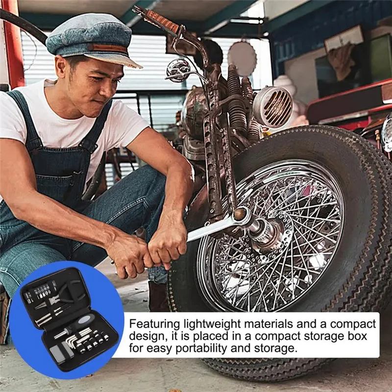 B17B Household Hand Tool Kit Portable Needle Nose Pliers Repair Tools With Storage Case Combination Package Mixed Tool Set