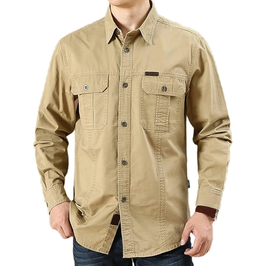 Thumbnail 2 - #34 Latest Mens Cargo Pocket Shirts Offers