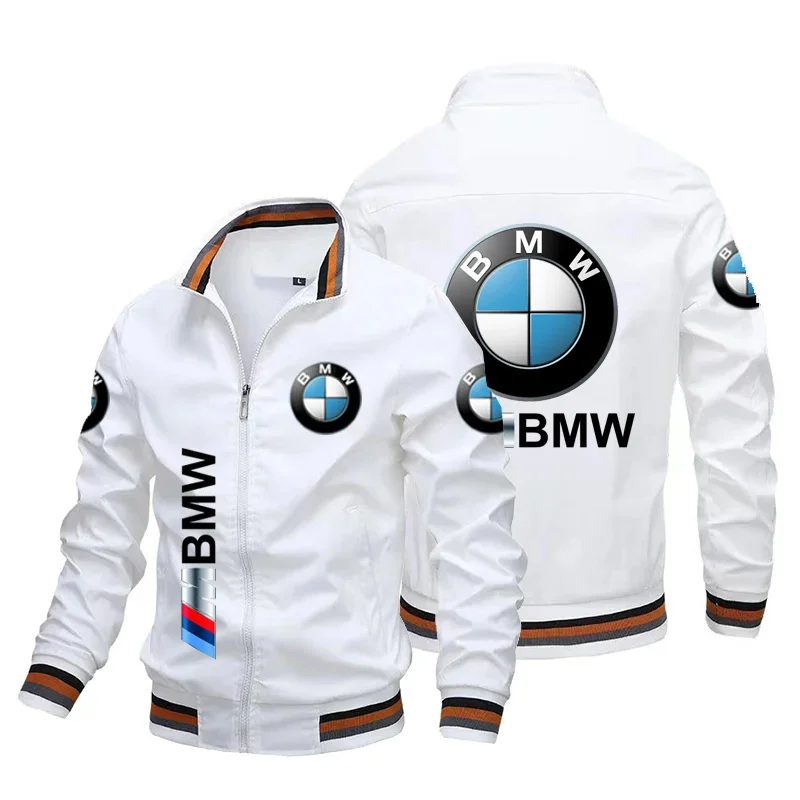 Men's Motorcycle Jacket BMW Print 2023 New Fashion High Quality Sport Oversized Racing Biker Jacket BMW Clothing Man Jacket