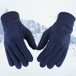 Winter Gloves Men Cycling Bike Women Thermal Fleece Cold Resistance Windproof  Bicycle Warm Outdoor Running Skiing Mitten