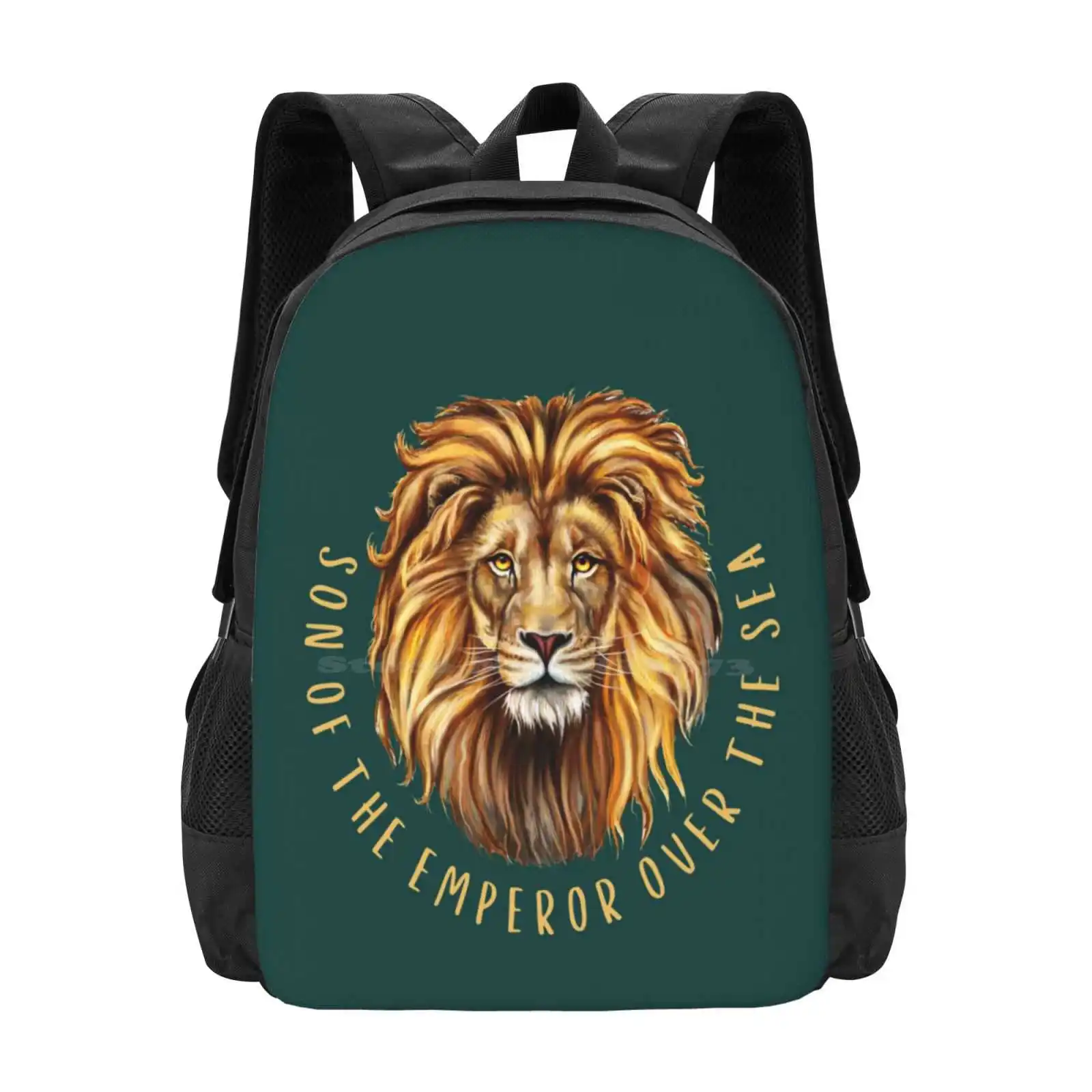 Son Of The Emperor Over The Sea Aslan Narnia Hot Sale Schoolbag Backpack Fashion Bags Aslan Narnia Chronicles Emperor Over Sea