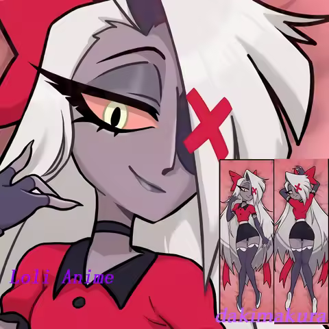 Dakimakura Anime VivzieVerse Vaggie Hazbi Hot Dedold Double-sided Print Life-size Body Pillow Cover Bedding Gifts