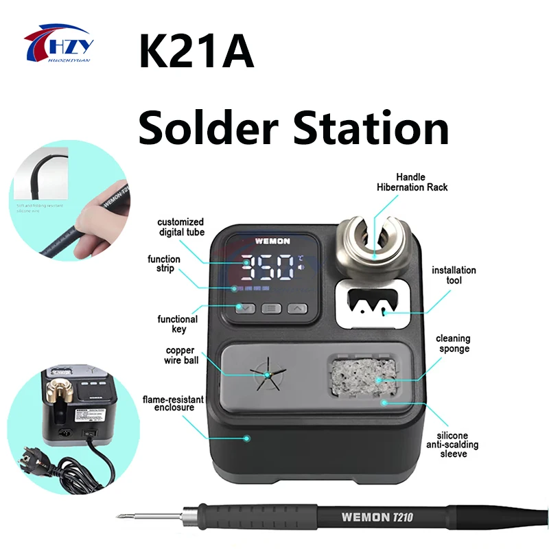 WEMON K21A T210 Soldering Stat - C210 Precision Soldering Station recension och pris