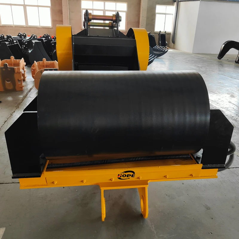 Hydraulic Vibrating Drum Compactor with Motor for Durable Construction Site Soil and Asphalt Leveling