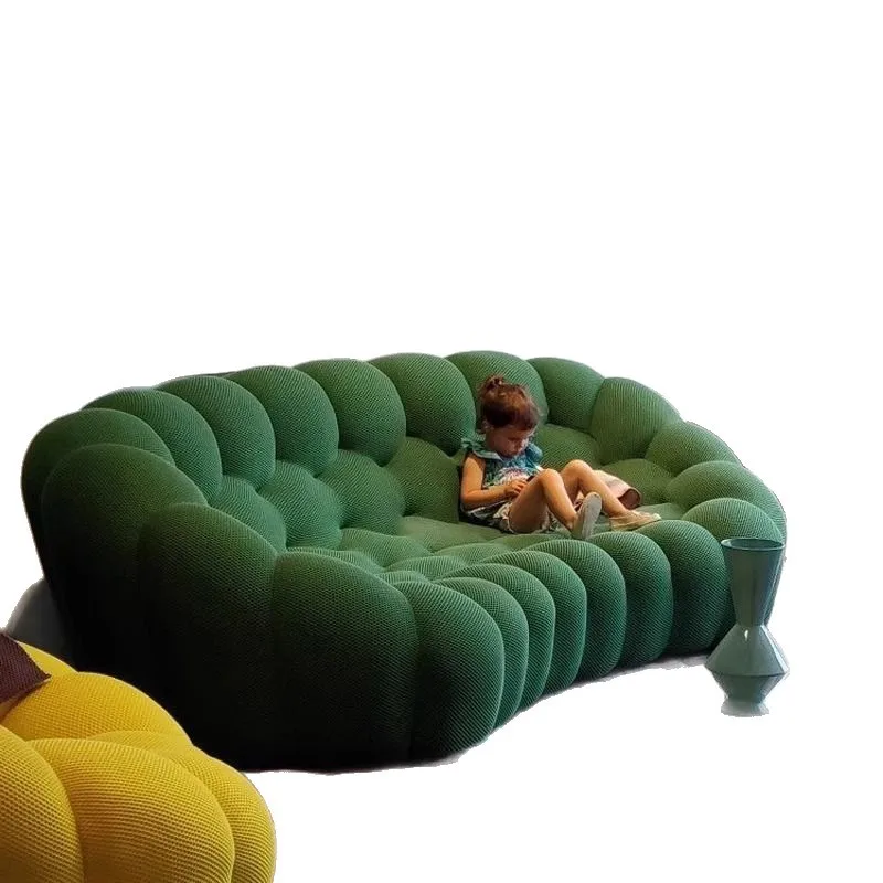 

Italian minimalist sofa living room balcony football sofa leisure Internet celebrity special-shaped sofa