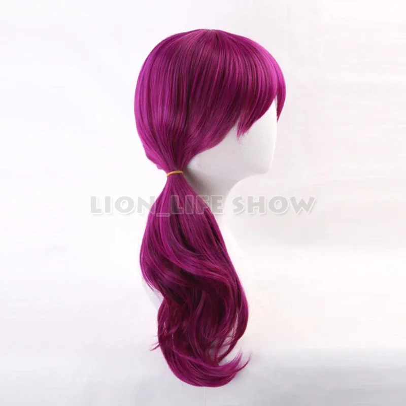 ABC123Game Character LOL K/DA Evelynn Wigs Rose Red KDA Heat Resistant Synthetic Hair Perucas Cosplay Wigx;3,f'6,h.7;j view 4