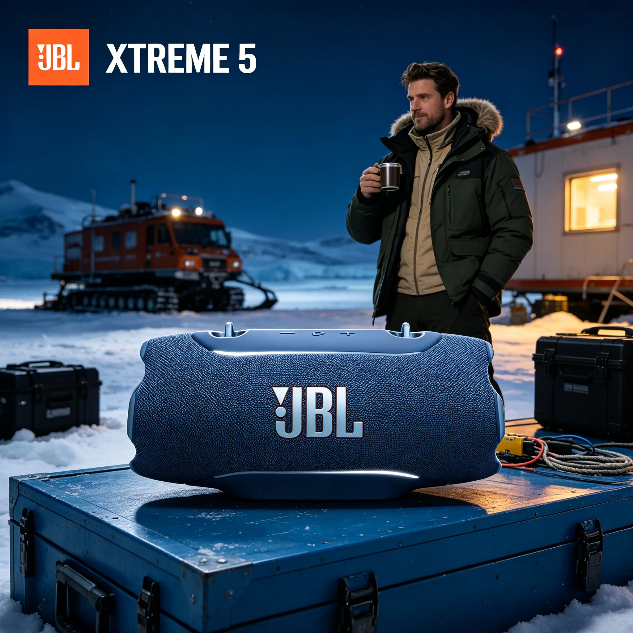 JBL XTREME 5 Rugged Loudspeaker, Auracast Multi-Speaker Link, Reinforced Frame, Great For Picnic And Fishing