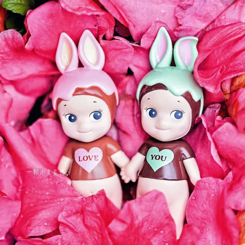 

100%Genuine Sonny Angel 2024 Gift Of Love Series Blind Box Mini Figures Action Toys Ornaments Dolls Fans Children Birthday Gifts