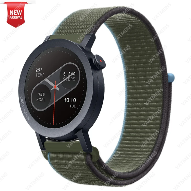 Watch Pro 2-Armband für CMF Watch Pro 2 Ersatz-Smartwatch-Armband, Nylon-Sport-Loop-Armband, Correa-Band – Detail 5