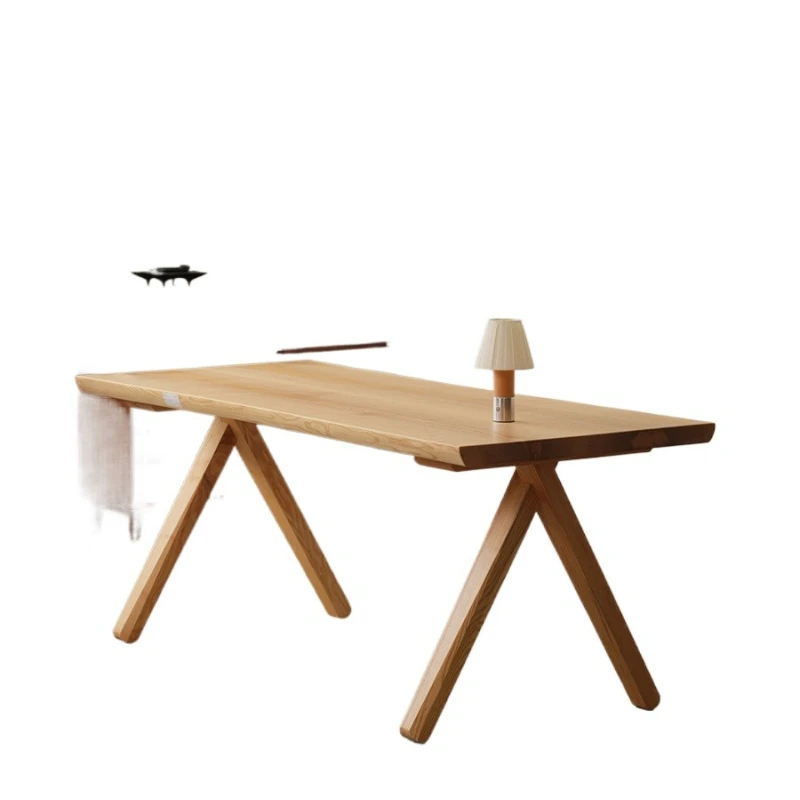 

Log wind dining table island table large table board desk handmade