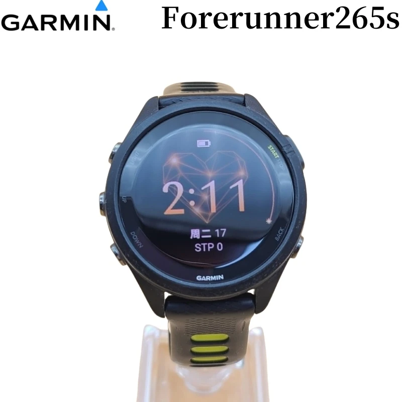 Refurbished GARMIN FORERUNNER265s AMOLED GPS Gn4 heart rate monitoring blood oxygen sensor electronic compass ABC smart watch